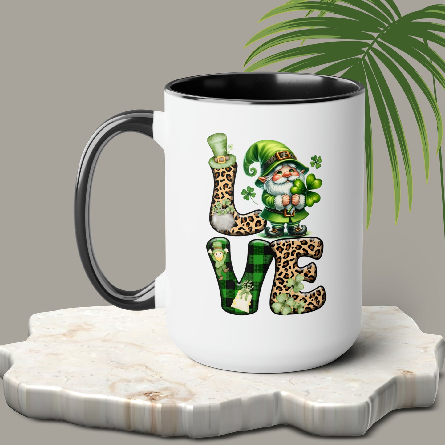 St Patrick's Day two-Tone Coffee Mugs, 15oz