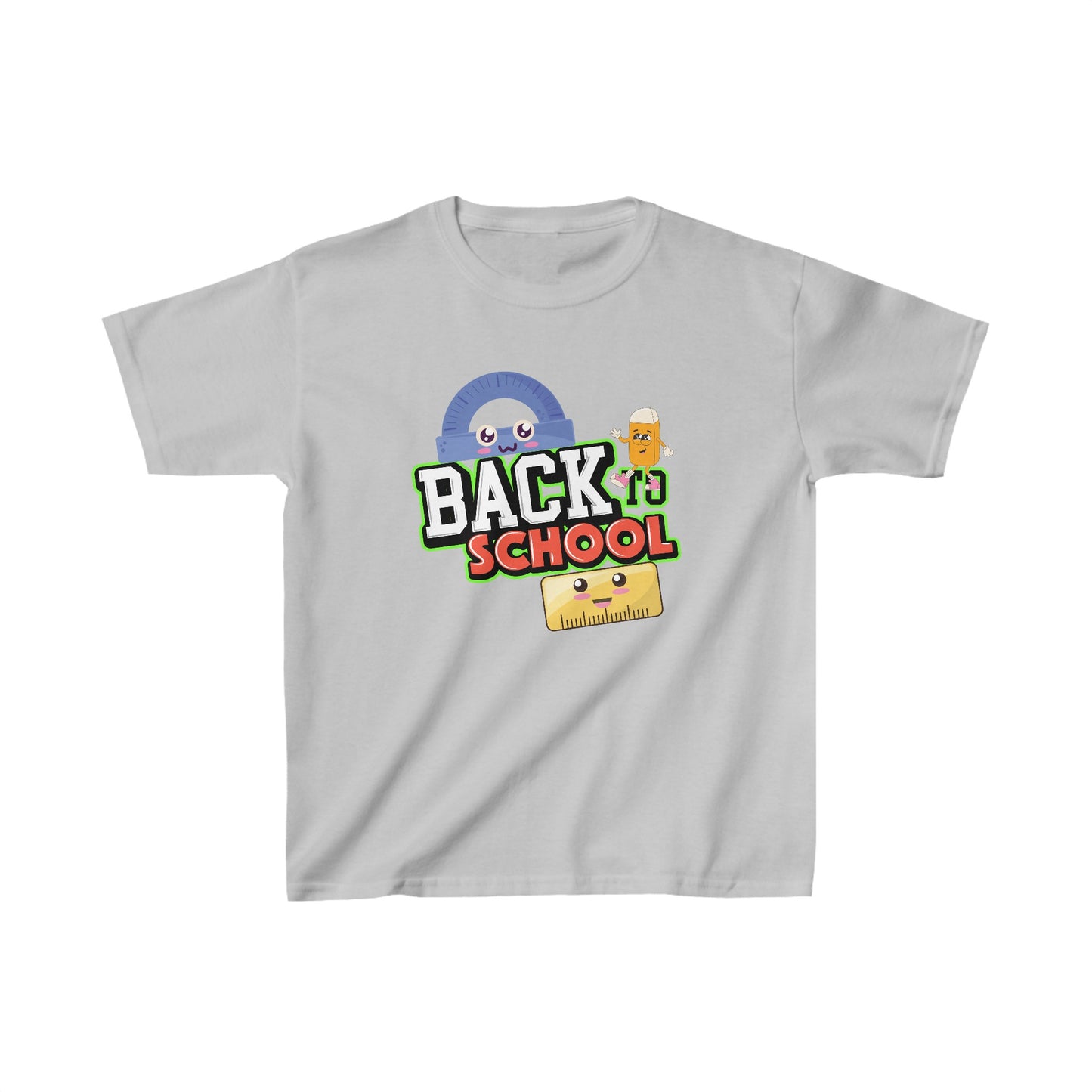 Back To School Kids Heavy Cotton™ Tee, Back to school Kids Shirt, 1st Day Of School Shirt, Back To School Cotton T-Shirt.