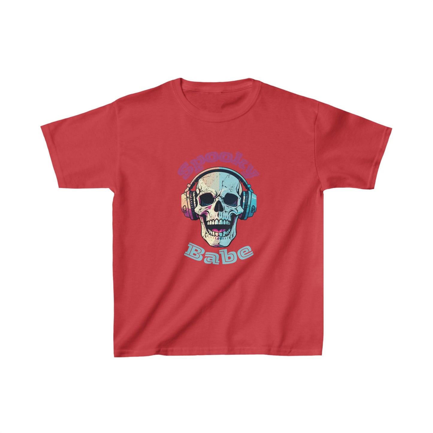 Spooky Babe Halloween Kids Shirt, Stay Spooky Halloween Kids Heavy Cotton™ Tee, Spooky Season Kids Shirt, Spooky Vibes Shirt, Trick Or Treat Cotton T-Shirt.