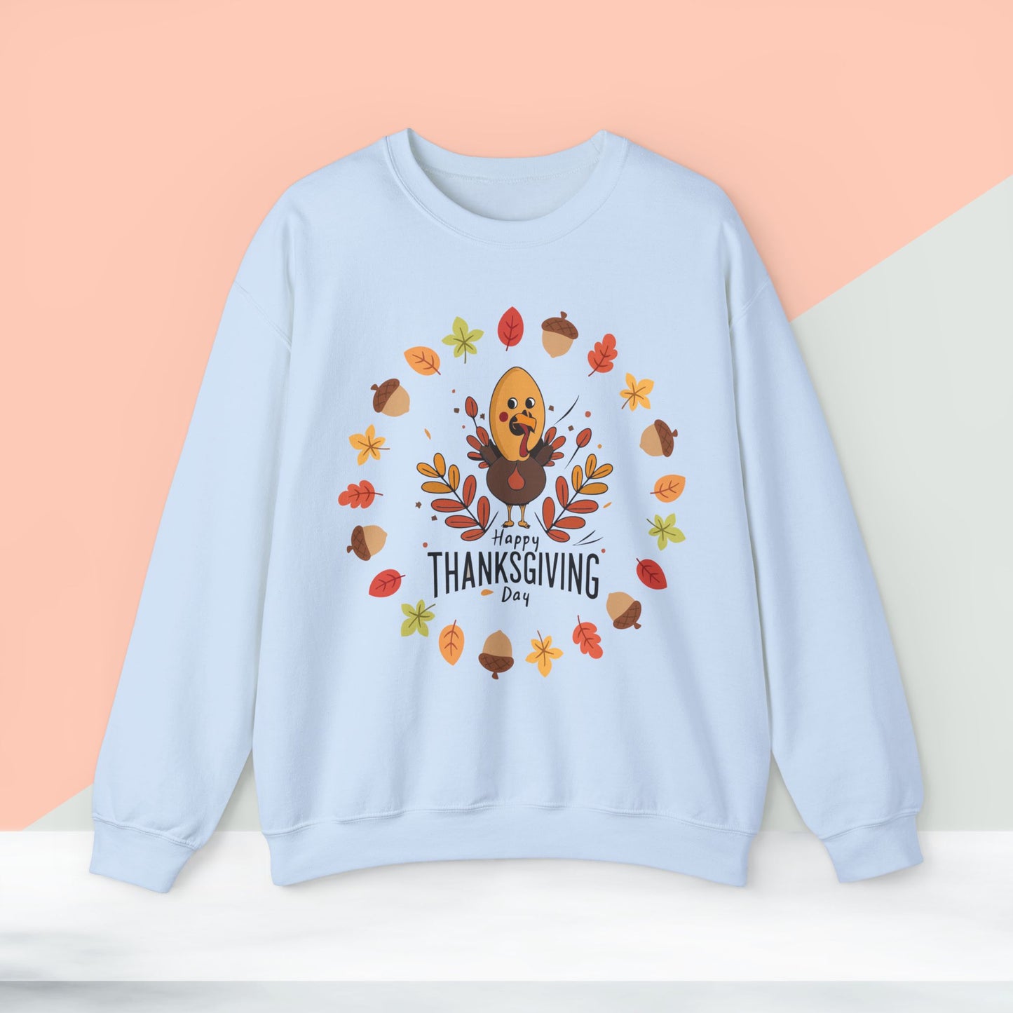 HappyThanksgiving Sweatshirt - Unisex Heavy Blend, Happy Thanksgiving2024 Sweatshirt, Thanksgiving Gift, Festive Sweatshirt.