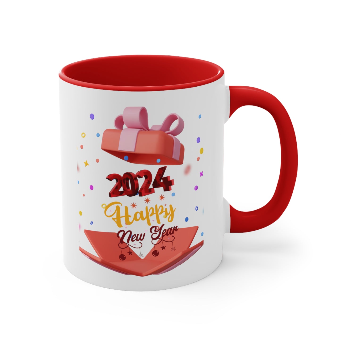 Happy New Year Accent Coffee Mug, 11oz