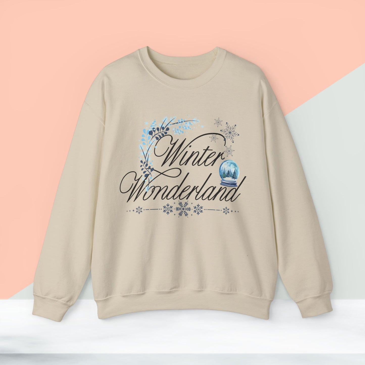 Winter wonderland Sweatshirt - Unisex Heavy Blend, Merry Christmas, Festive, Christmas Gift, Crewneck, merry Christmas Sweatshirt, Christmas Sweatshirt  Christmas Gift, Festive Sweatshirt.