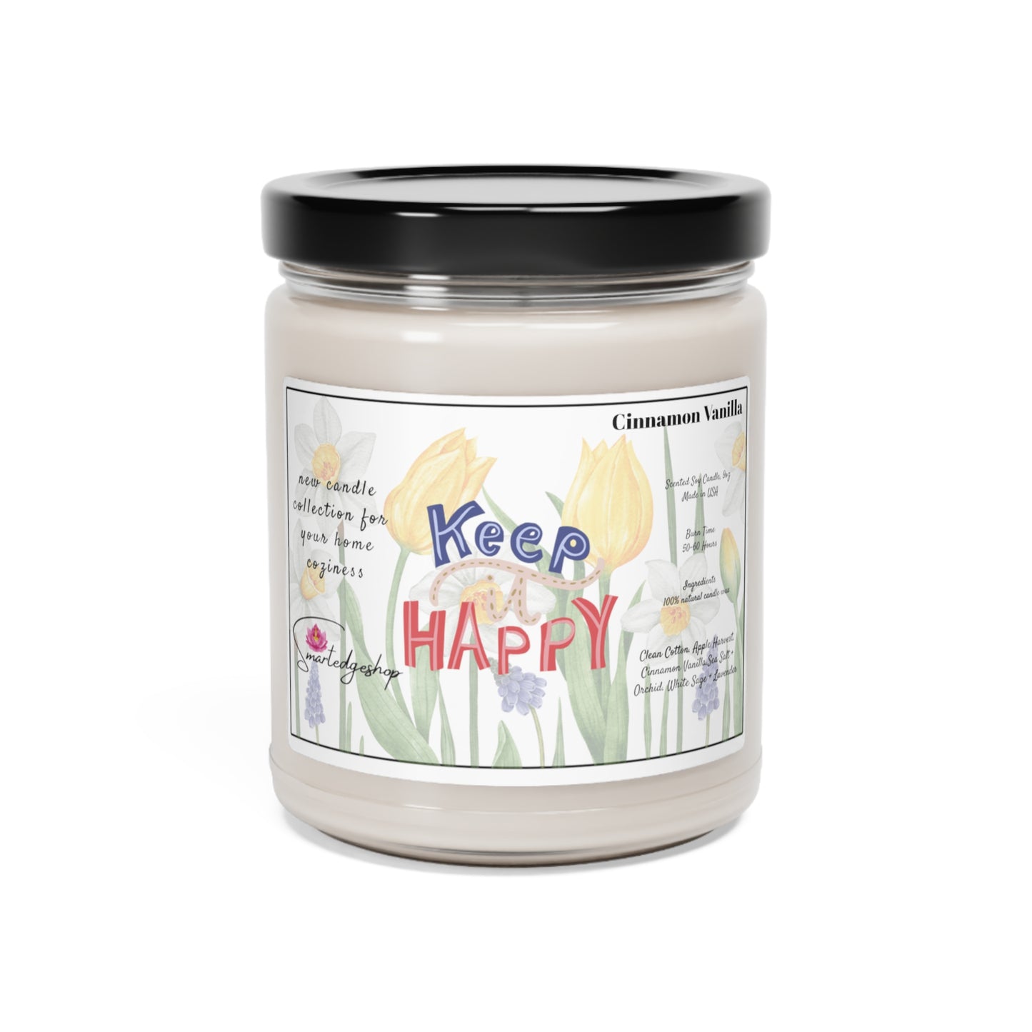 Spring Time  Scented Soy Candle, 9oz