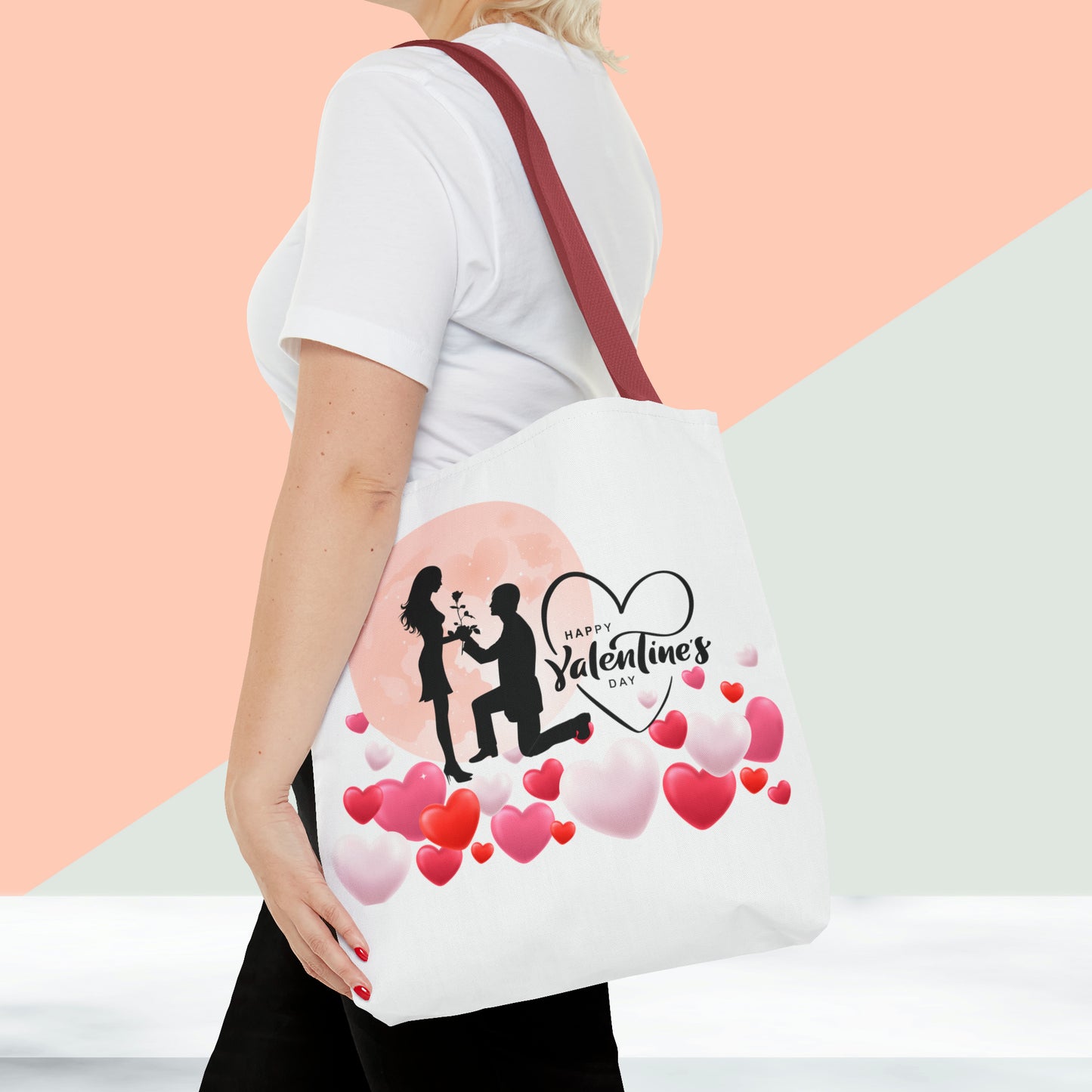 Happy Valentines Day Tote Bag