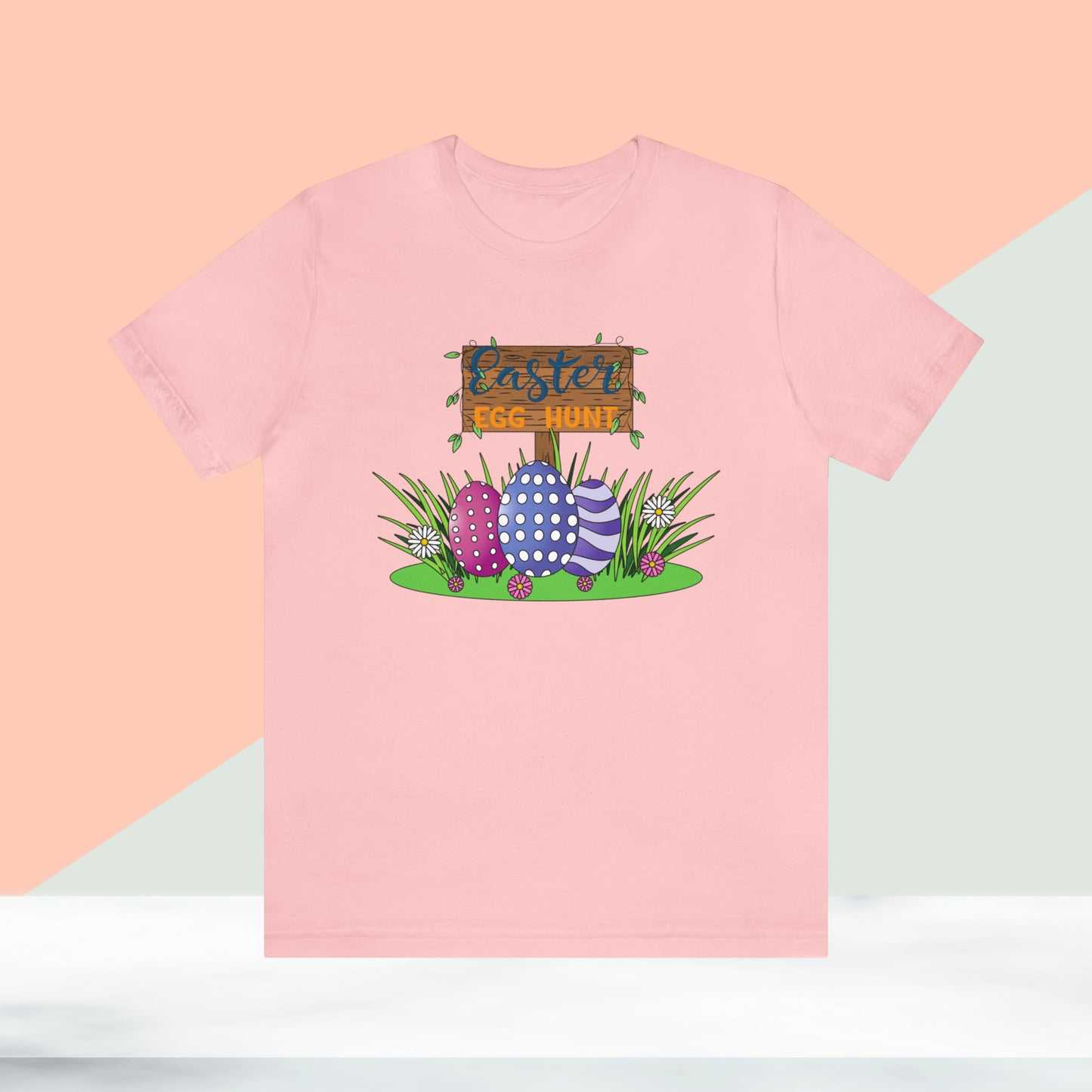 Easter Egg Hunt Unisex Jersey Short Sleeve Tee