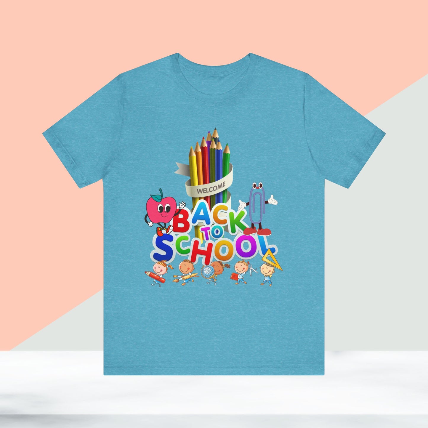 Welcome Back To School T-Shirt, Teacher T-Shirt, Teacher Back To school unisex jersey short sleeve.First Day Vibes T-Shirt.