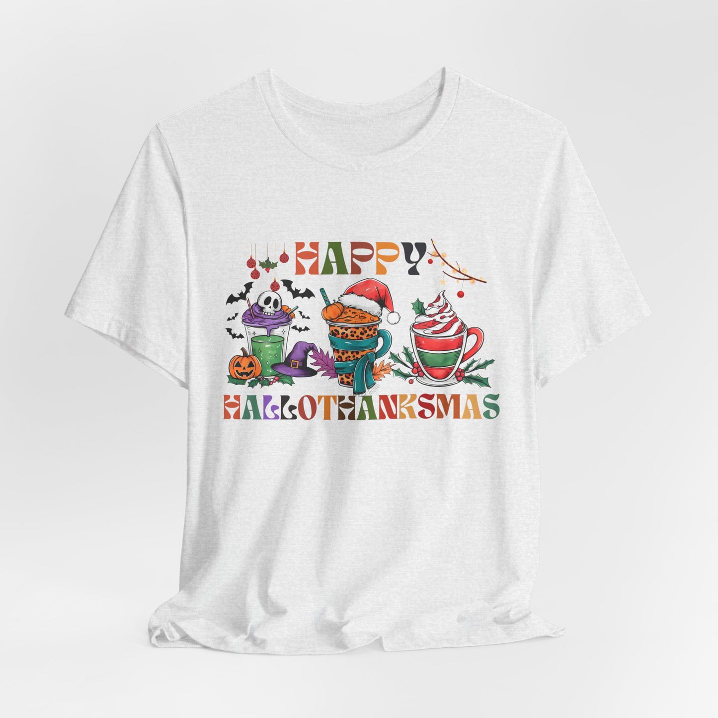 Happy Hellothanksmas T-shirt, Happy Thanksgiving T-shirt, Happy thanksgiving 2024 T-shirt, Thanksgiving Gift,Turkey Shirt, Family Thanksgiving, Holiday Outfit.