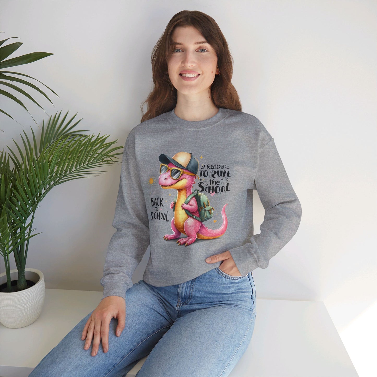 Back To school unisex heavy blend crewneck sweatshirt, We Love Teachers Sweatshirt,Teacher Back To school  Sweatshirt. First Day Vibes Sweatshirt.