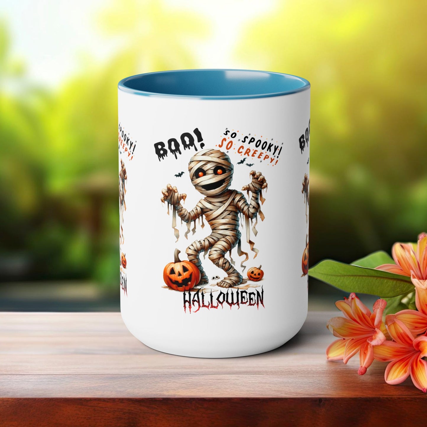 So Spooky So Creepy Halloween Coffee Mug,  Let's Go Halloween Coffee Mug, Trick or Treat Halloween Coffee Mug, Cute Skeleton Coffee Mug, Spooky Season Halloween Coffee Mug.