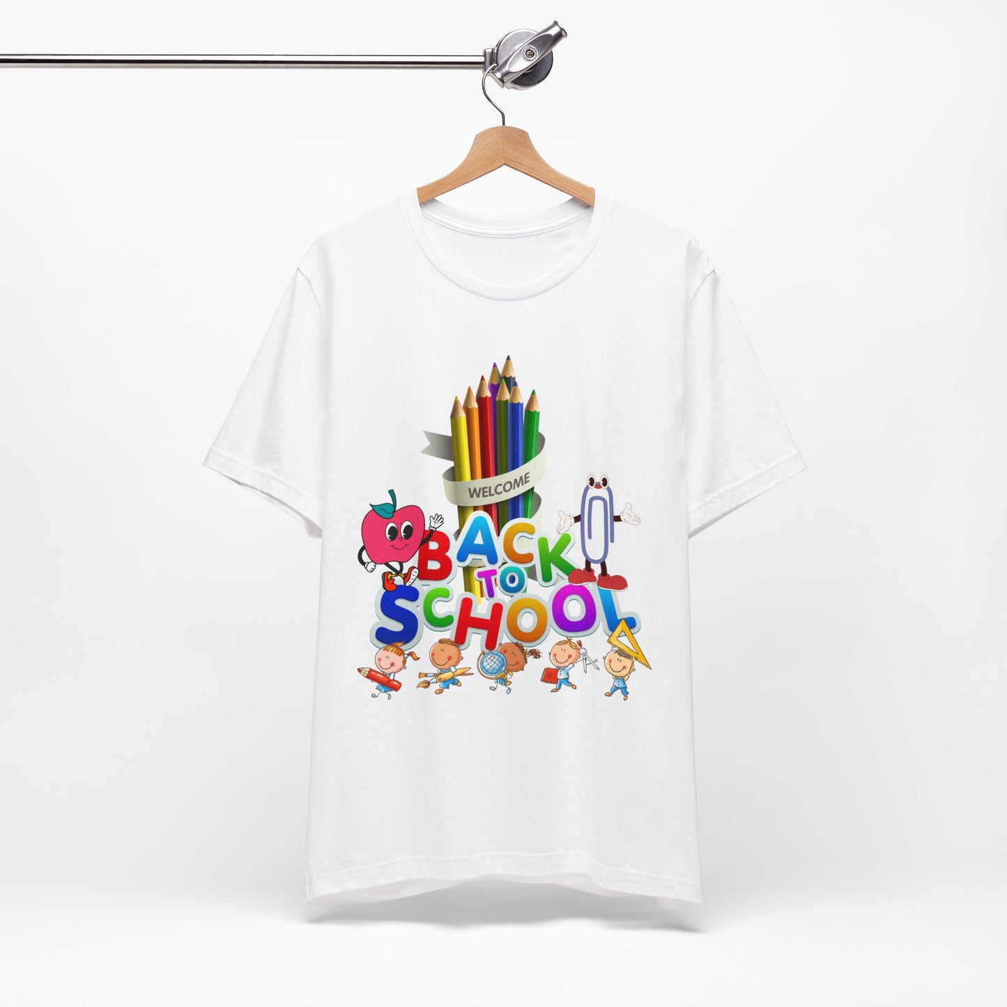 Welcome Back To School T-Shirt, Teacher T-Shirt, Teacher Back To school unisex jersey short sleeve.First Day Vibes T-Shirt.