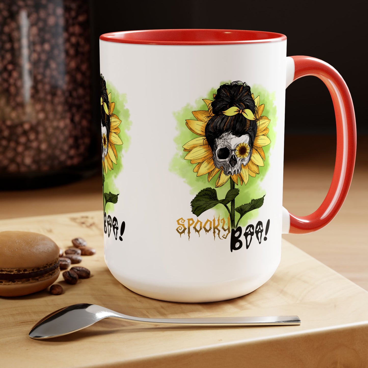 Spooky Boo Halloween Coffee Mug,  Let's Go Halloween Coffee Mug, Trick or Treat Halloween Coffee Mug, Cute Ghost Coffee Mug, Spooky Season Halloween Coffee Mug.