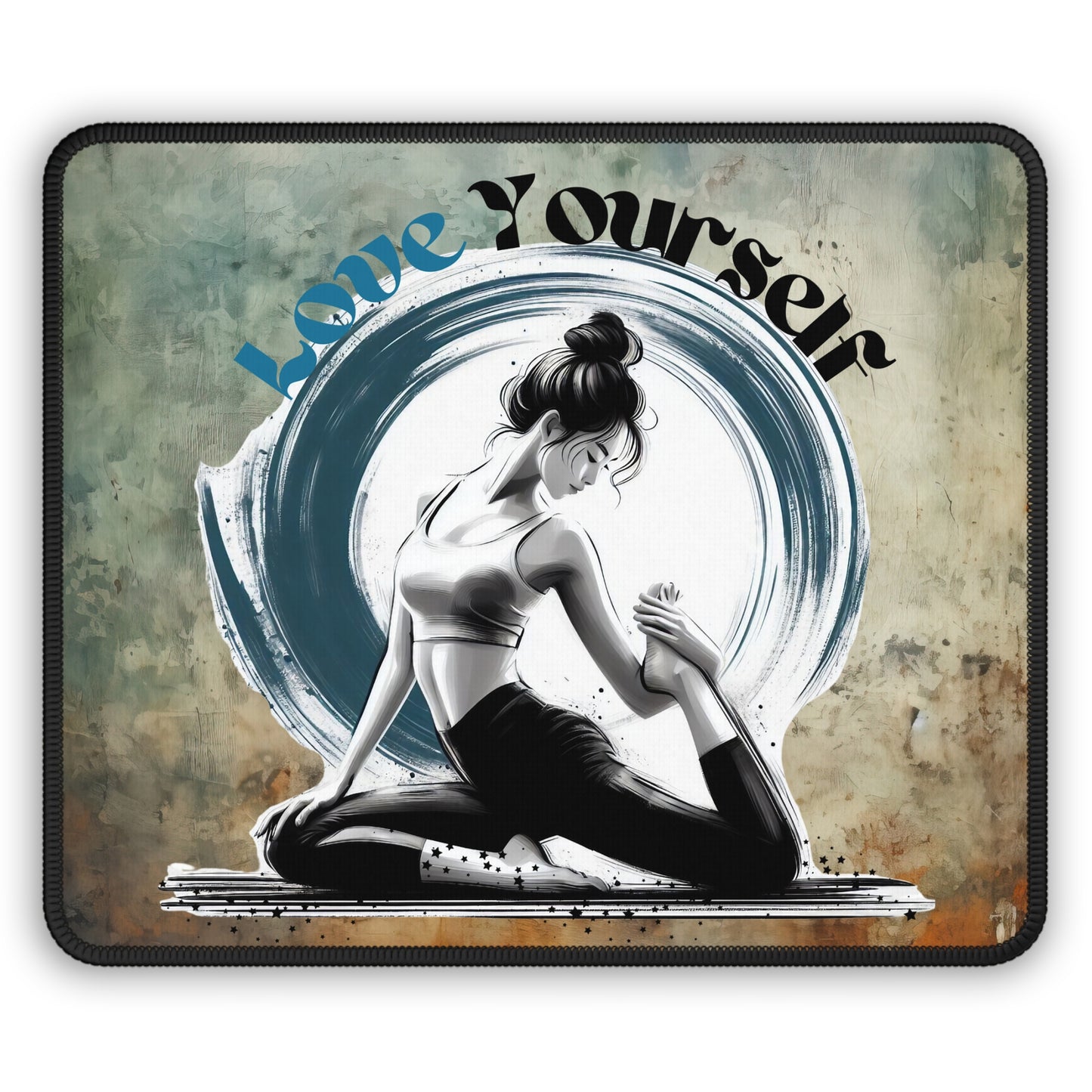 Love Yourself Yoga Mouse Pad,Unique Gift For Meditation And Yoga Lover, Cute Yoga Mouse Pad, Mindful Yoga Gift, Yoga lover Mouse Pad, Yoga Instructor Gift, Gift For Yoga lovers, Gift For Yogi.