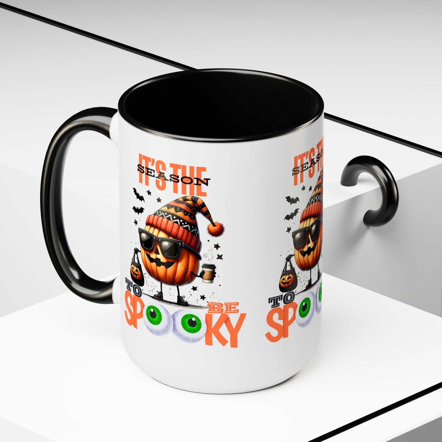 It's The Season To Be Spooky Halloween Coffee Mug,  Let's Go Halloween Coffee Mug, Trick or Treat Halloween Coffee Mug, Cute Skeleton Coffee Mug, Spooky Season Halloween Coffee Mug.