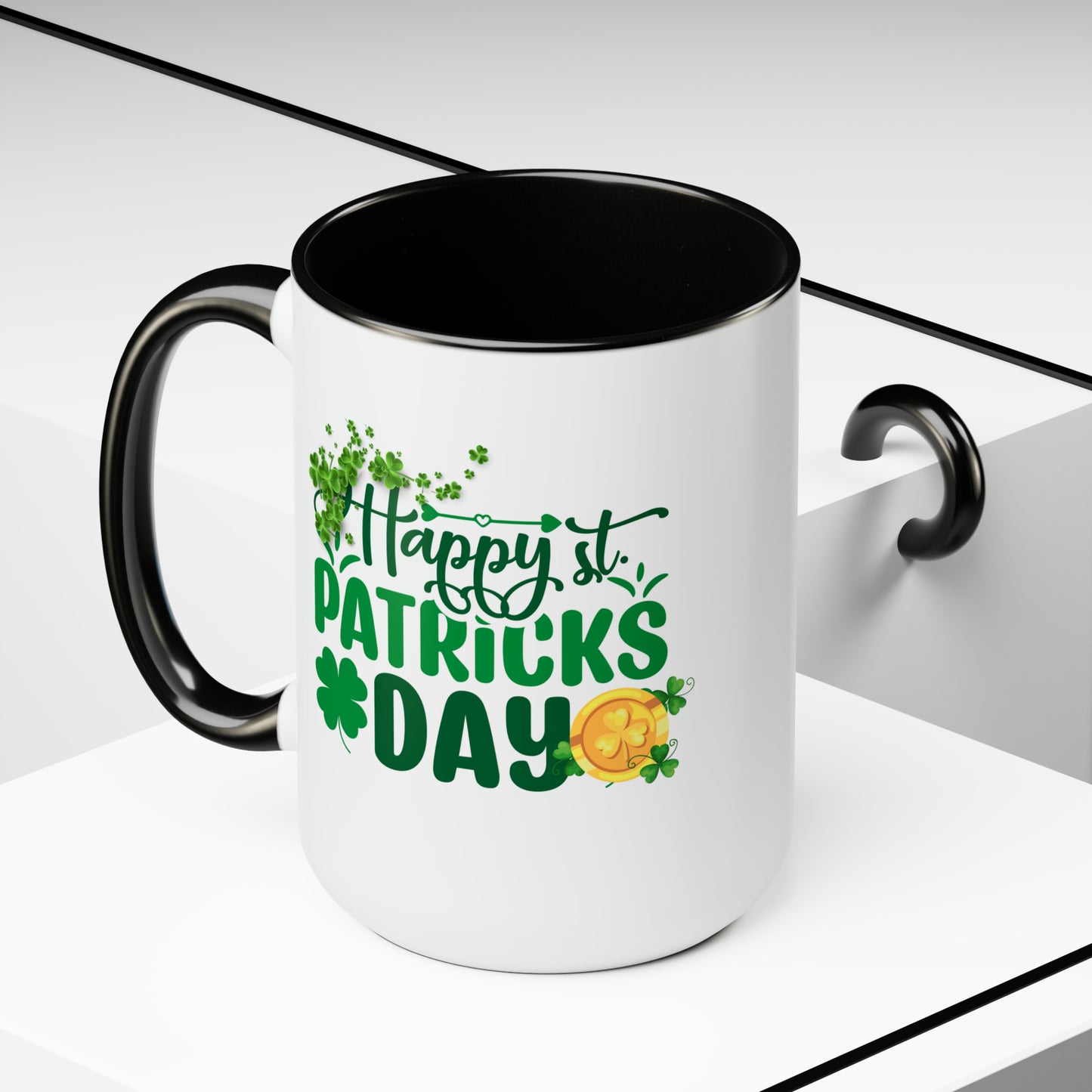 St Patrick's Day two-Tone Coffee Mugs, 15oz