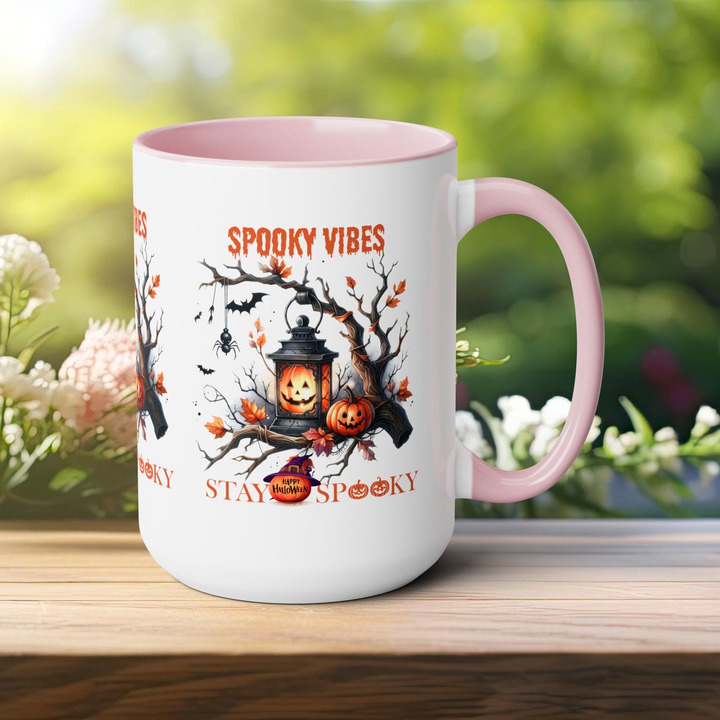 Spooky Vibes Halloween Coffee Mug,  Stay Spooky Halloween Coffee Mug, Trick or Treat Halloween Coffee Mug, Cute Skeleton Coffee Mug, Spooky Season Halloween Coffee Mug.