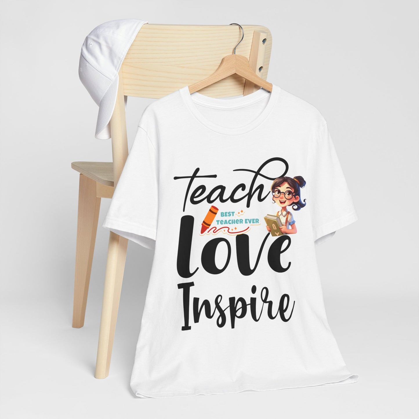 Teach Love Inspire T-shirt, Hello Teacher T-Shirt, Back To School T-Shirt, Teach Love Inspire Teacher Shirt, Teacher Back To school unisex jersey short sleeve.First Day Vibes T-Shirt.