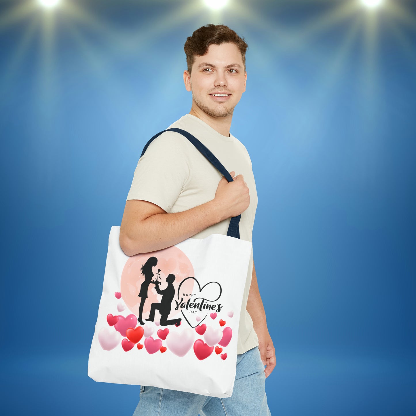 Happy Valentines Day Tote Bag