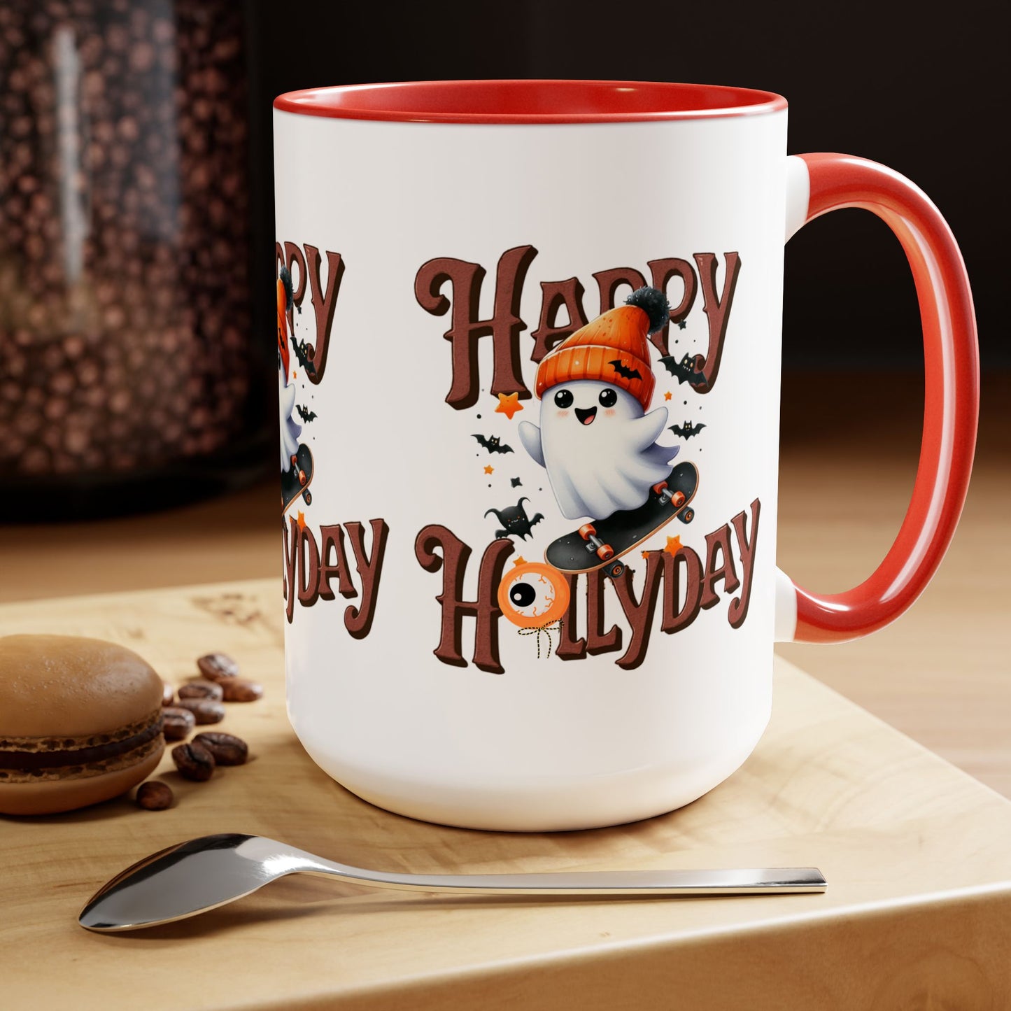 Happy Halloween Coffee Mug,  Let's Go Halloween Coffee Mug, Trick or Treat Halloween Coffee Mug, Cute Skeleton Coffee Mug, Spooky Season Halloween Coffee Mug.