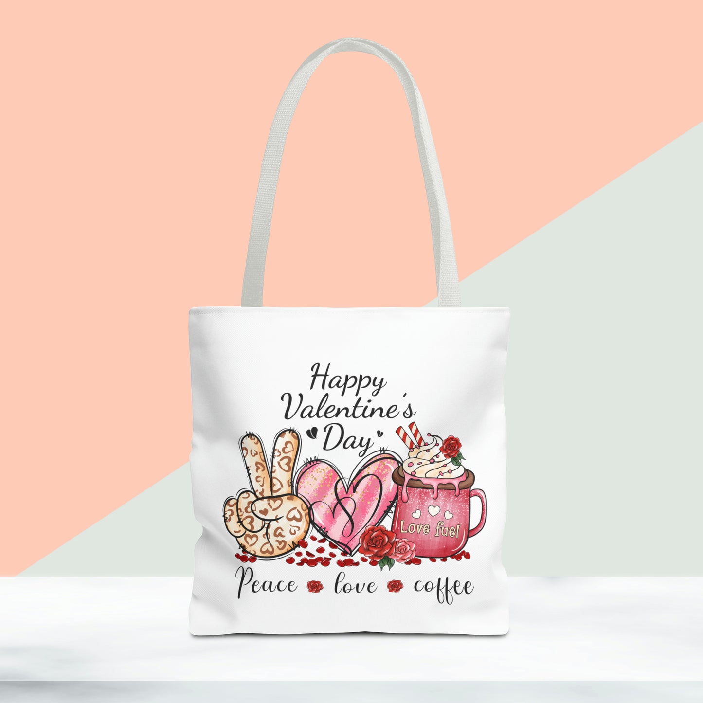 Happy Valentines Day Tote Bag