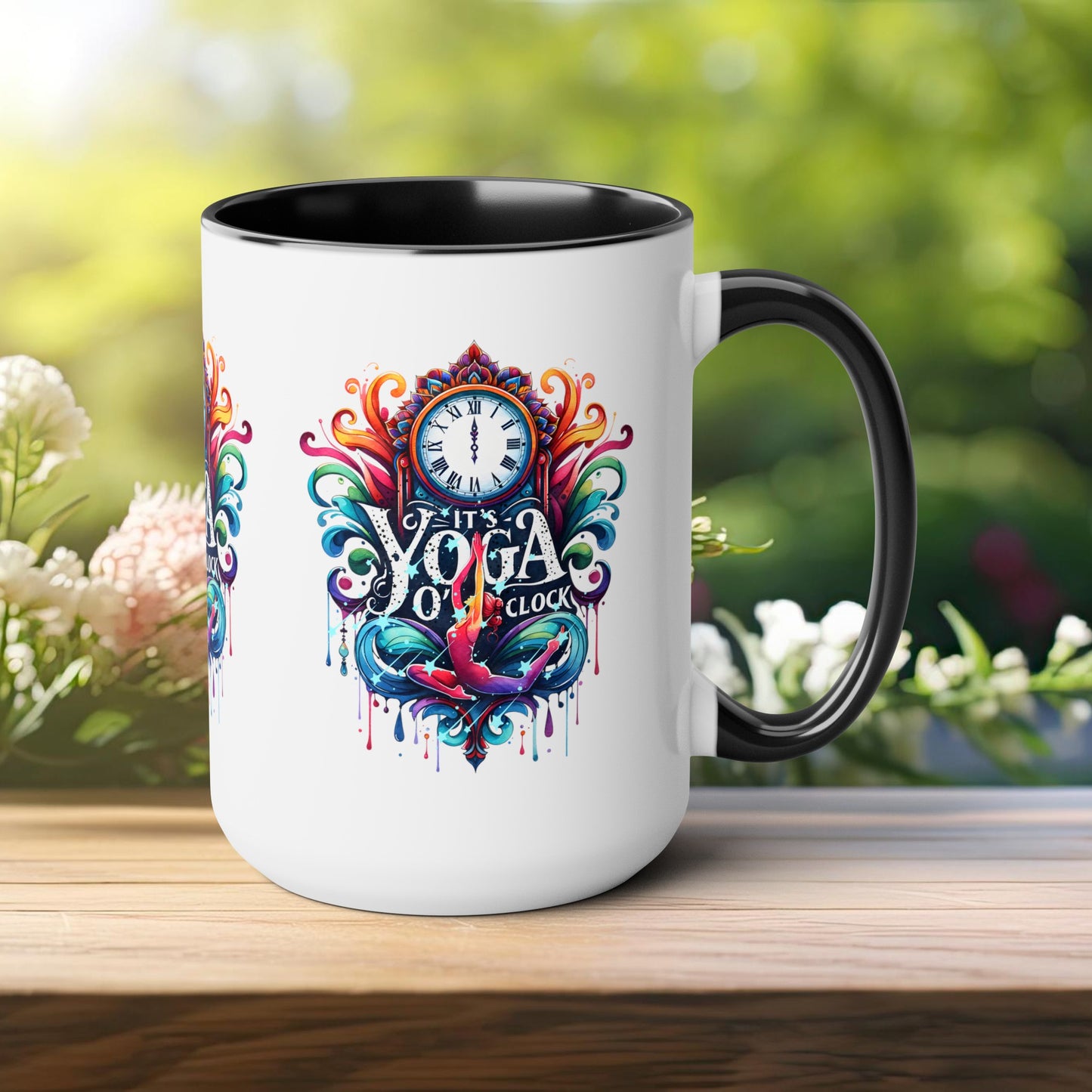 It's Yoga O'clock Yoga Coffee Mug, Cute Yoga Coffee Mug, Yoga lovers Coffee Mug, Yoga Instructor Gift, Gift For Yoga lover, Gift For Yogi.