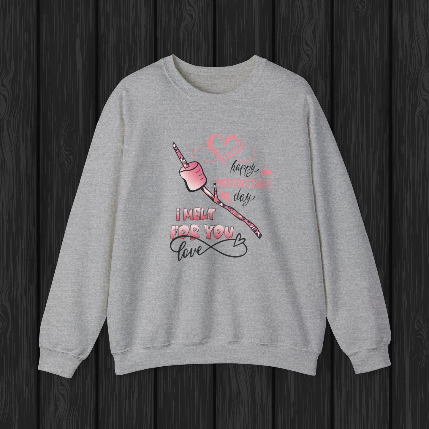 Happy valentines day Unisex Heavy Blend™ Crewneck Sweatshirt