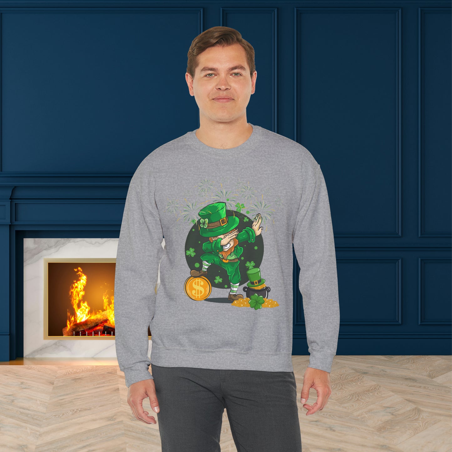 St Patrick's Day Unisex Heavy Blend™ Crewneck Sweatshirt