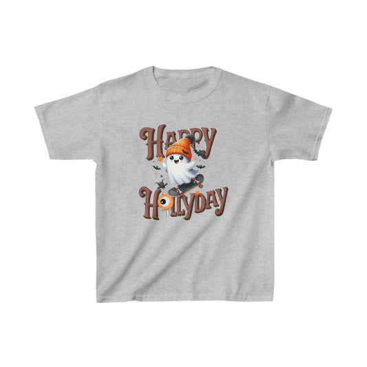 Happy Halloween Kids Shirt, Stay Spooky Halloween Kids Heavy Cotton™ Tee, Spooky Season Kids Shirt, Spooky Vibes Shirt, Trick Or Treat Cotton T-Shirt.