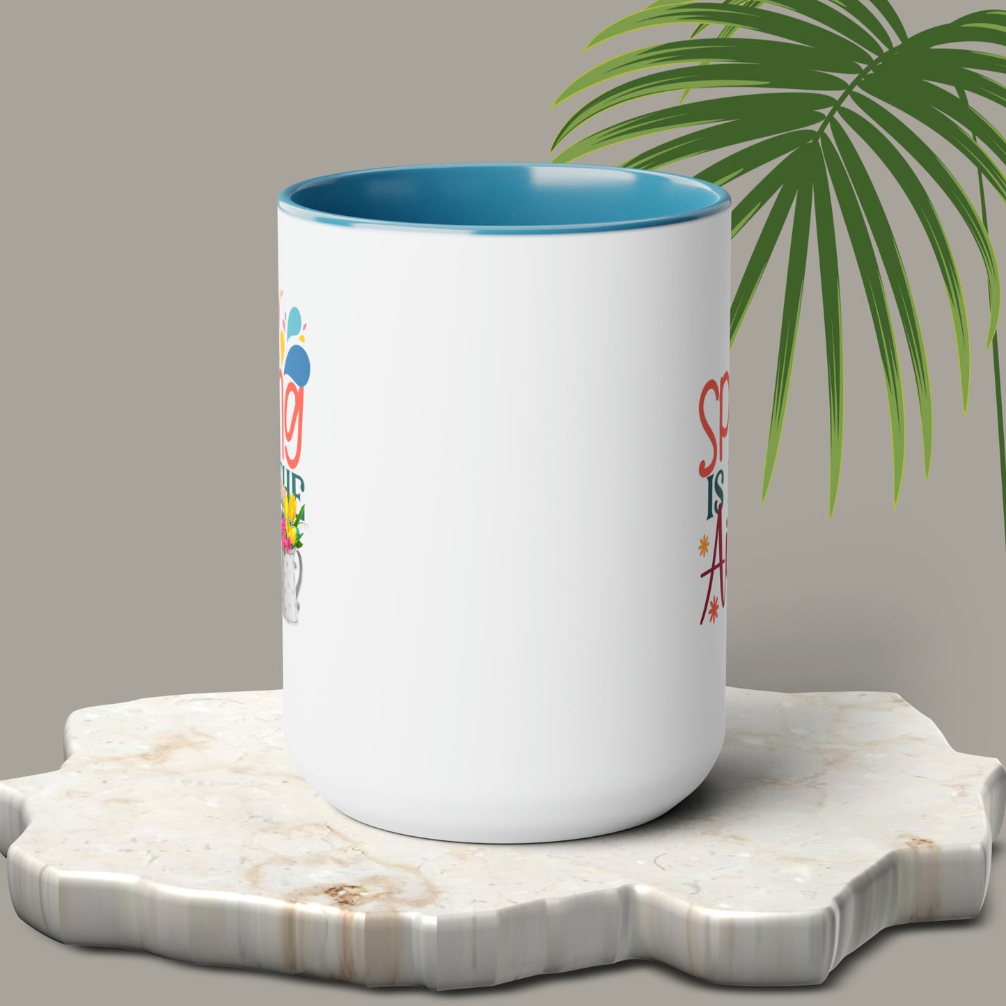 Spring Is In The Air two-Tone Coffee Mugs, 15oz