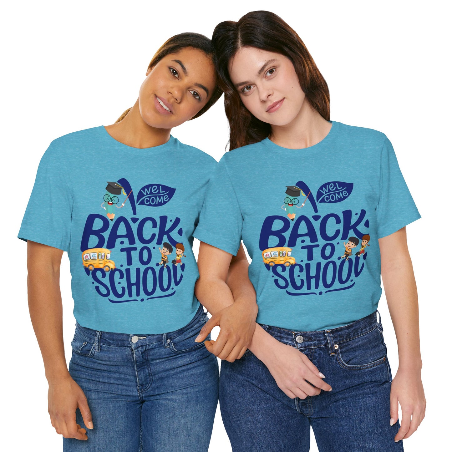 Welcome Back To School T-Shirt, Teacher T-Shirt, Teacher Back To school unisex jersey short sleeve.First Day Vibes T-Shirt.