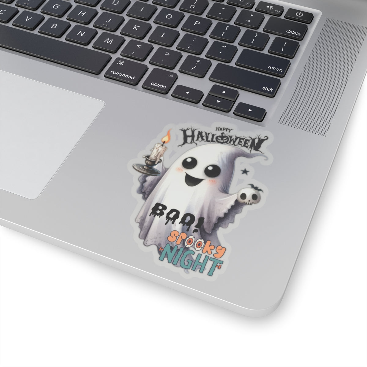 Boo Spooky Night Halloween Kiss-Cut Stickers, Cute Skeleton Halloween Kiss-Cut Stickers, Happy Halloween Kiss-Cut Stickers, Spooky Season Kiss-Cut Stickers, Trick Or Treat Halloween Kiss-Cut Stickers.