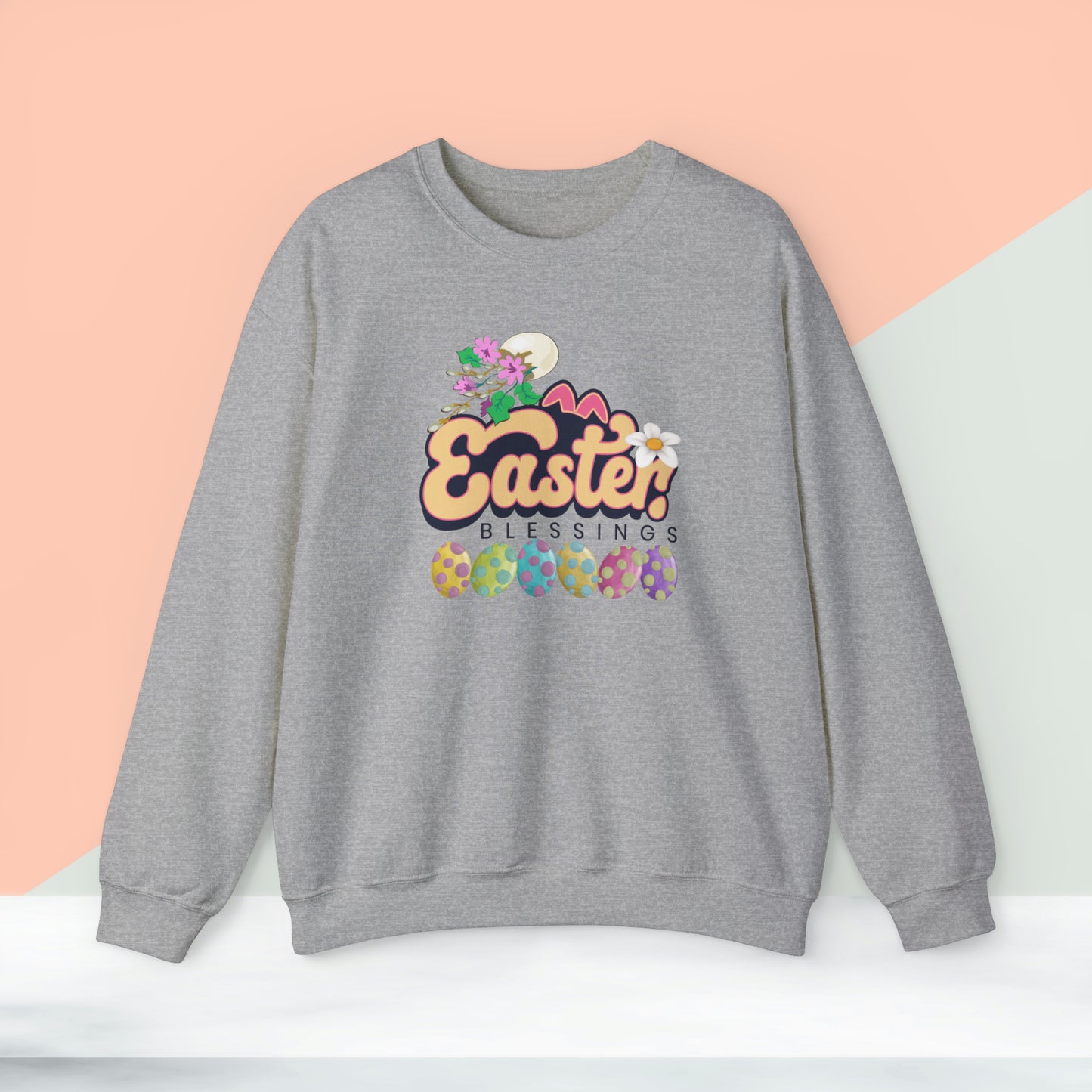 Easter Blessings Unisex Crewneck Sweatshirt