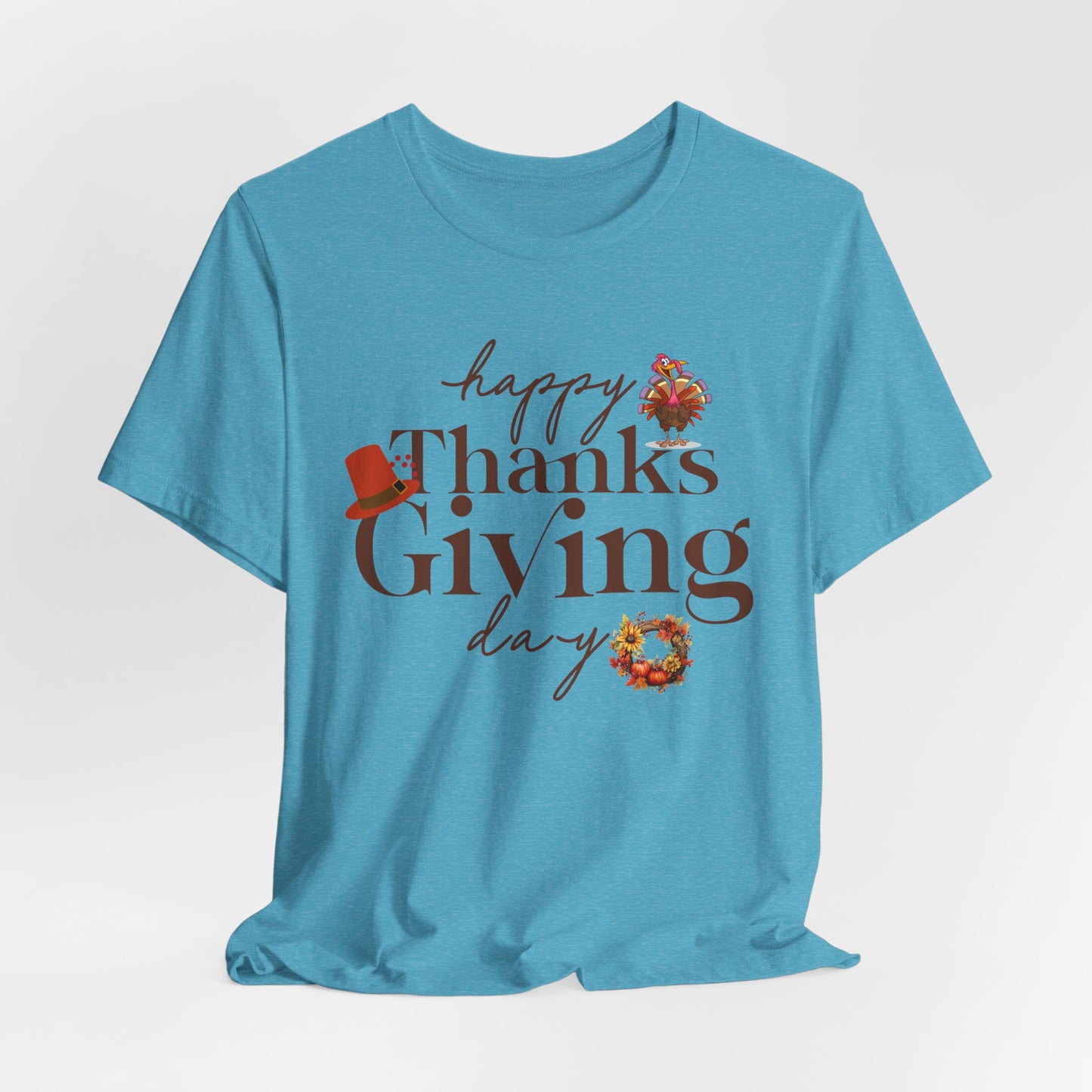 Happy Thanksgiving T-shirt, Happy thanksgiving 2024 T-shirt, Thanksgiving Gift,Turkey Shirt, Family Thanksgiving, Holiday Outfit.