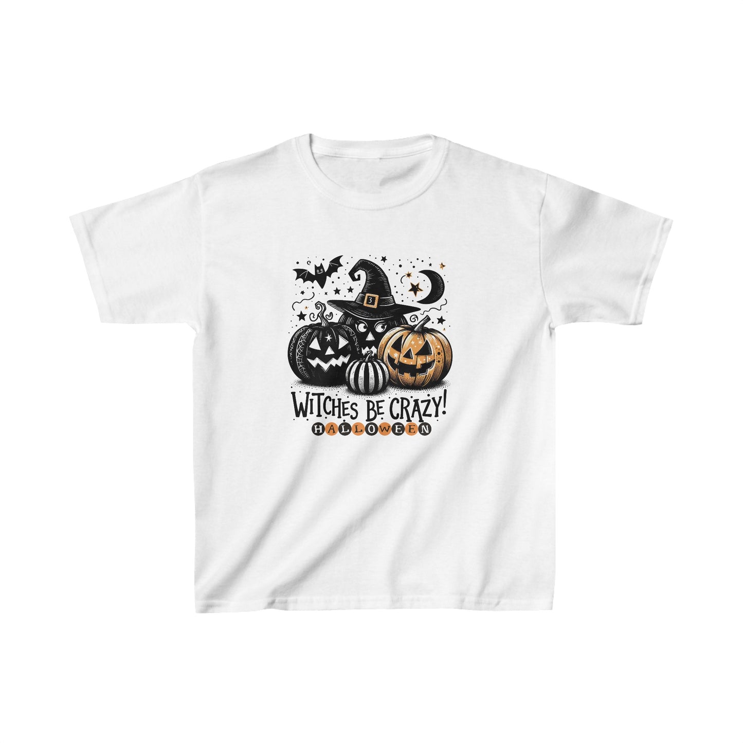 Happy Halloween Kids Shirt, Spooky Halloween Kids Heavy Cotton™ Tee, Spooky Season Kids Shirt, Spooky Vibes Shirt, Trick Or Treat Cotton T-Shirt.