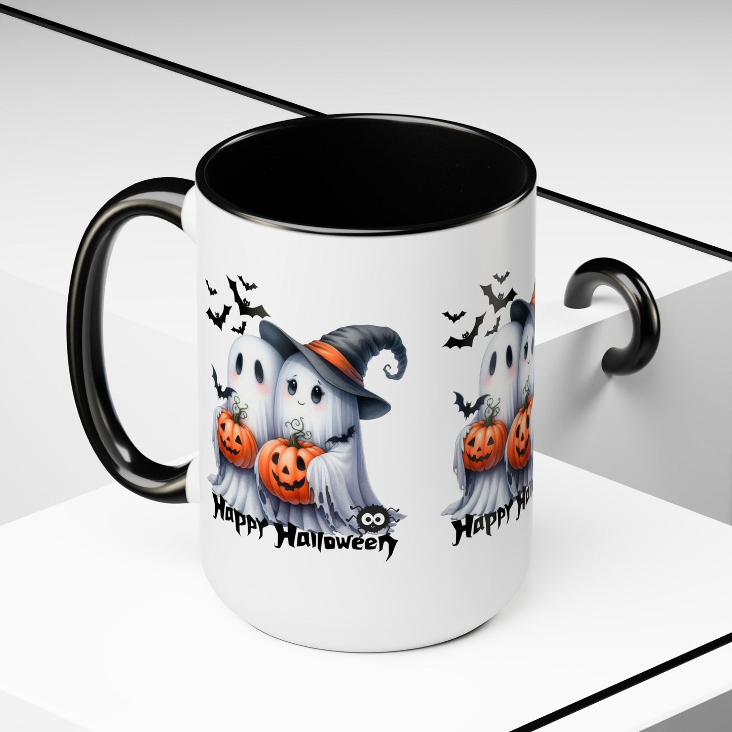 Happy Halloween Coffee Mug,  Let's Go Halloween Coffee Mug, Trick or Treat Halloween Coffee Mug, Cute Skeleton Coffee Mug, Spooky Season Halloween Coffee Mug.