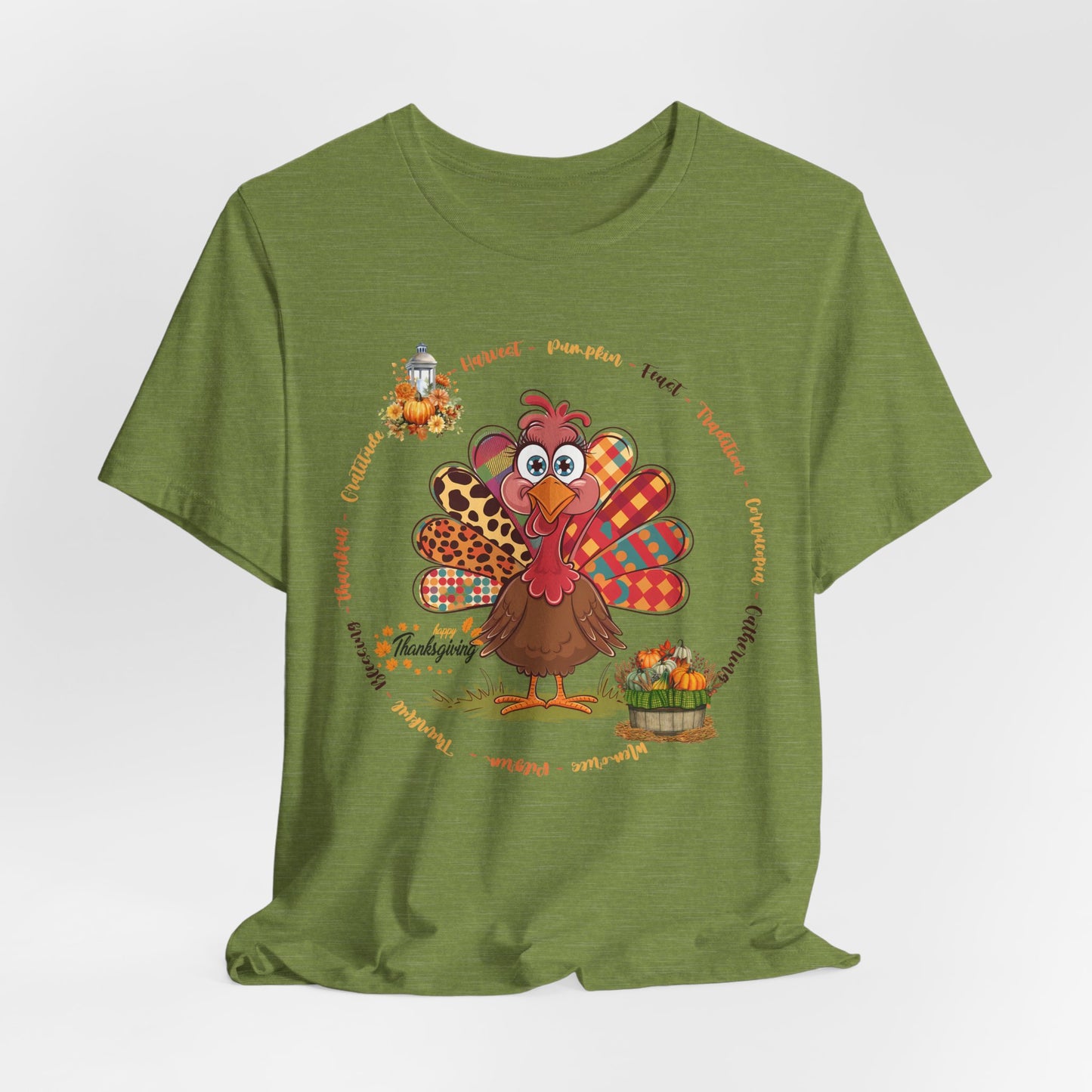 Happy Thanksgiving T-shirt, Happy thanksgiving 2024 T-shirt, Thanksgiving Gift,Turkey Shirt, Family Thanksgiving, Holiday Outfit.