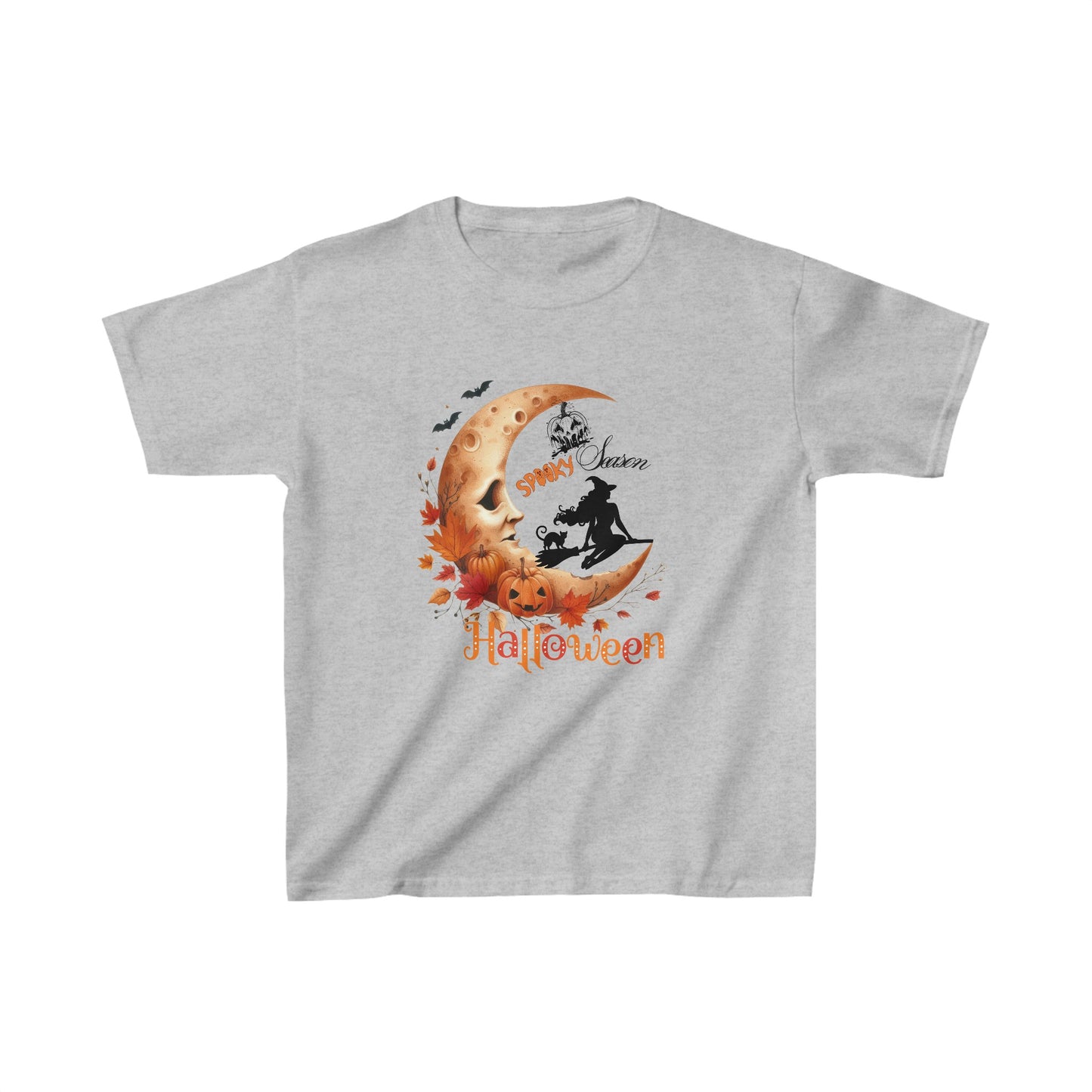 Spooky Vibes Halloween Kids Shirt, Stay Spooky Halloween Kids Heavy Cotton™ Tee, Spooky Season Kids Shirt, Spooky Vibes Shirt, Trick Or Treat Cotton T-Shirt.