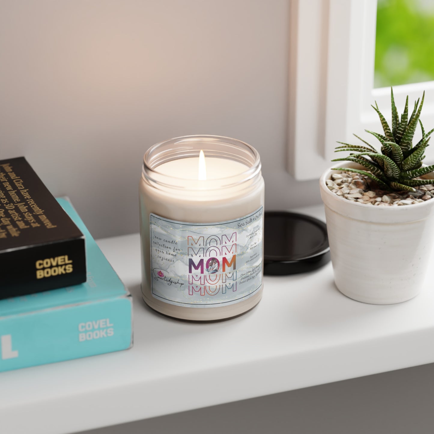 Happy Mother's Day Scented Soy Candle, 9oz, Gift for mom.