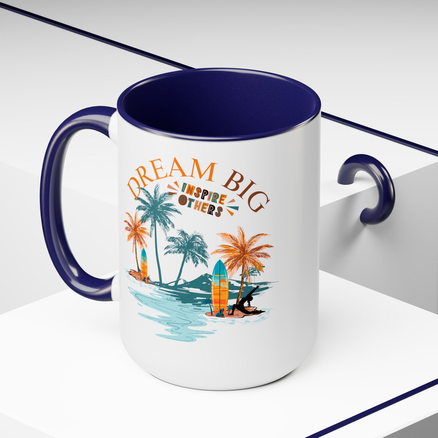 Dream Big Yoga Coffee Mug, Cute Yoga Coffee Mug, Yoga lovers Coffee Mug, Yoga Instructor Gift, Gift For Yoga lover, Gift For Yogi.