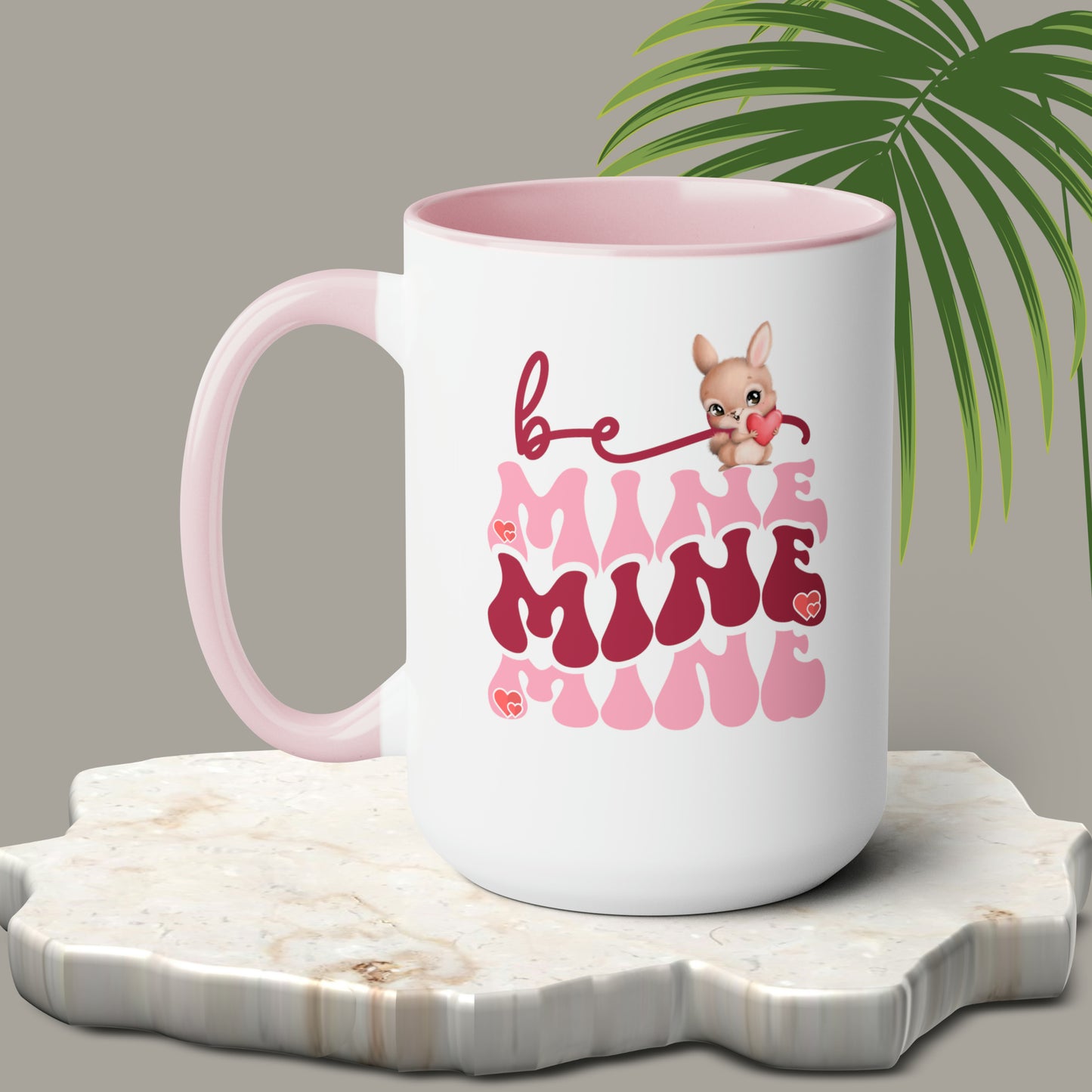 Happy valentines day Two-Tone Coffee Mugs, 15oz