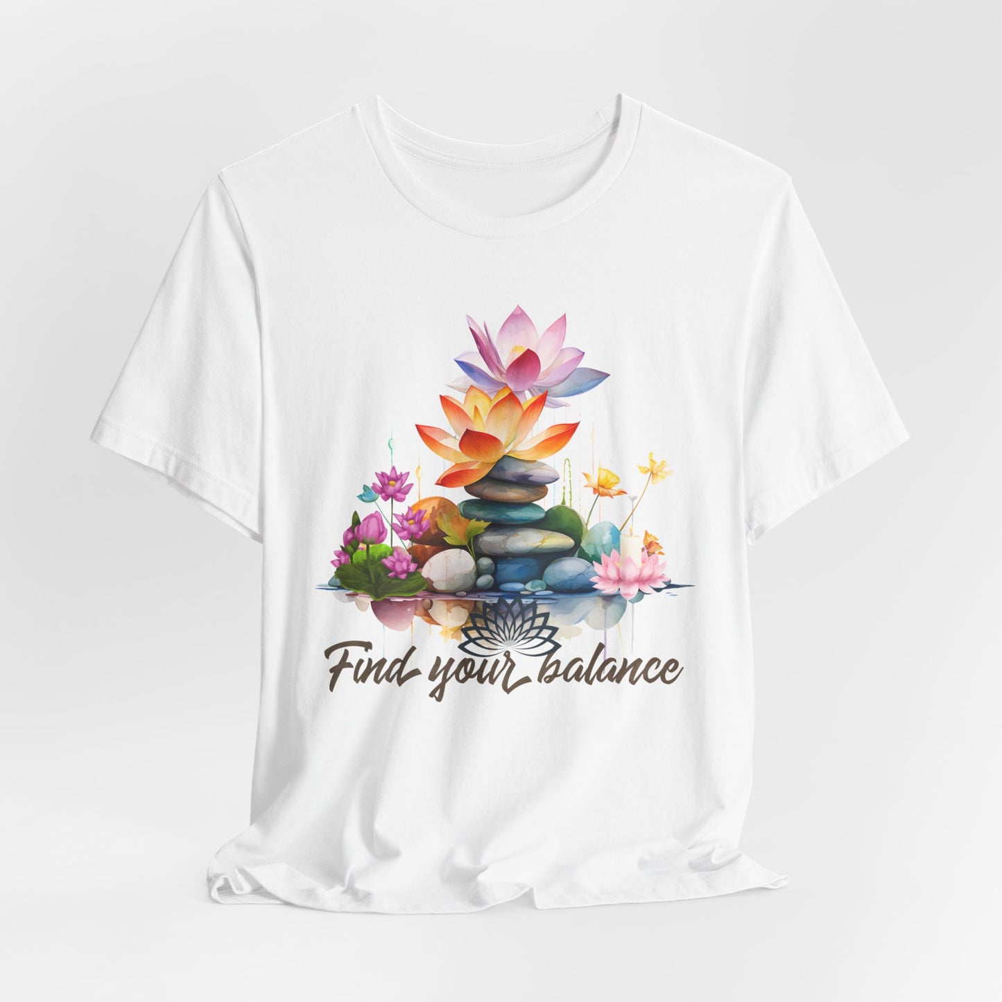 Find your Balance Yoga T-Shirt, Cute Yoga workout Shirt, Yoga lovers T-shirt, Yoga Instructor Gift, Gym shirt, Gift For Yoga lover, Gift For Yogi.