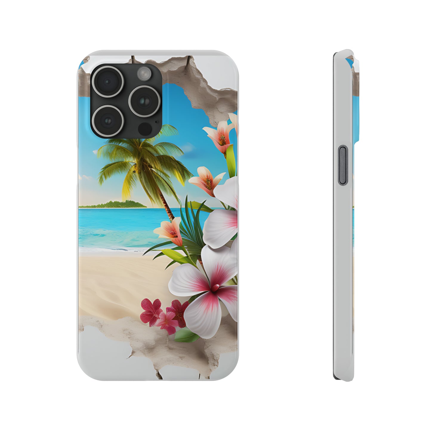 3d Landscape iPhone 15 Phone Cases