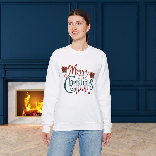 Merry Christmas Sweatshirt - Unisex Heavy Blend, Merry Christmas, Festive, Christmas Gift, Crewneck, merry Christmas Sweatshirt, Christmas Sweatshirt  Christmas Gift, Festive Sweatshirt.