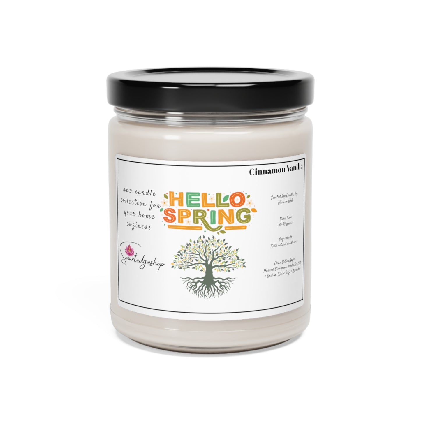 Hello Spring Scented Soy Candle, 9oz