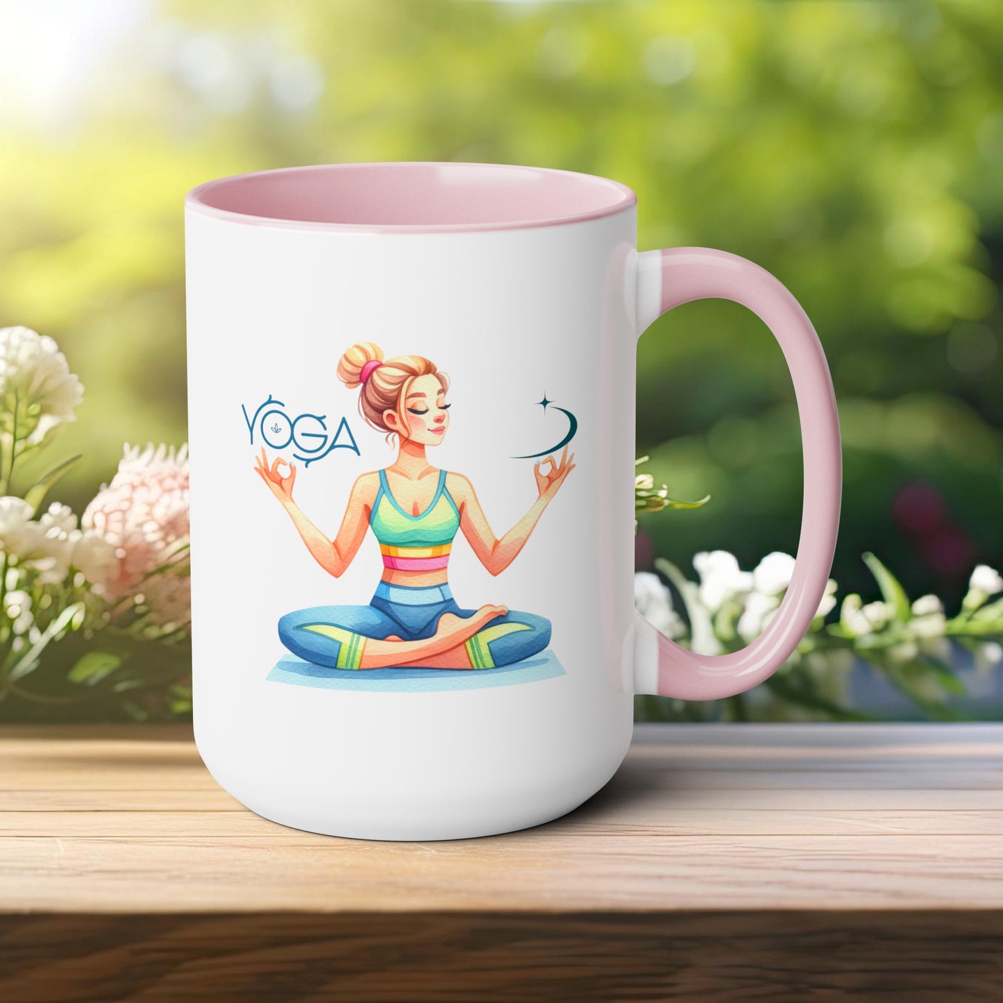 Yoga Coffee Mug, Cute Yoga Coffee Mug, Yoga lovers Coffee Mug, Yoga Instructor Gift, Gift For Yoga lover, Gift For Yogi.