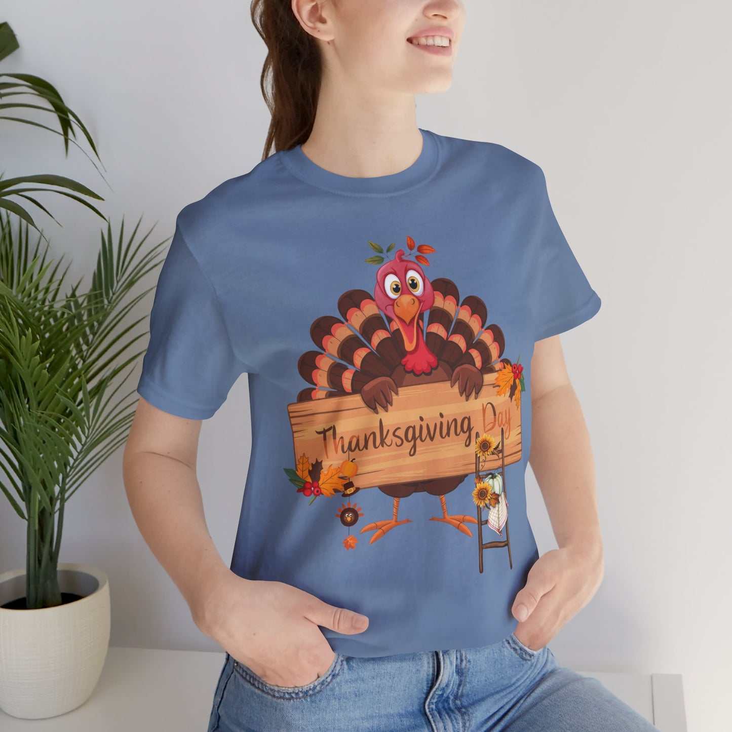 Thanksgiving Day T-shirt, Happy thanksgiving 2024 T-shirt, Thanksgiving Gift,Turkey Shirt, Family Thanksgiving, Holiday Outfit.