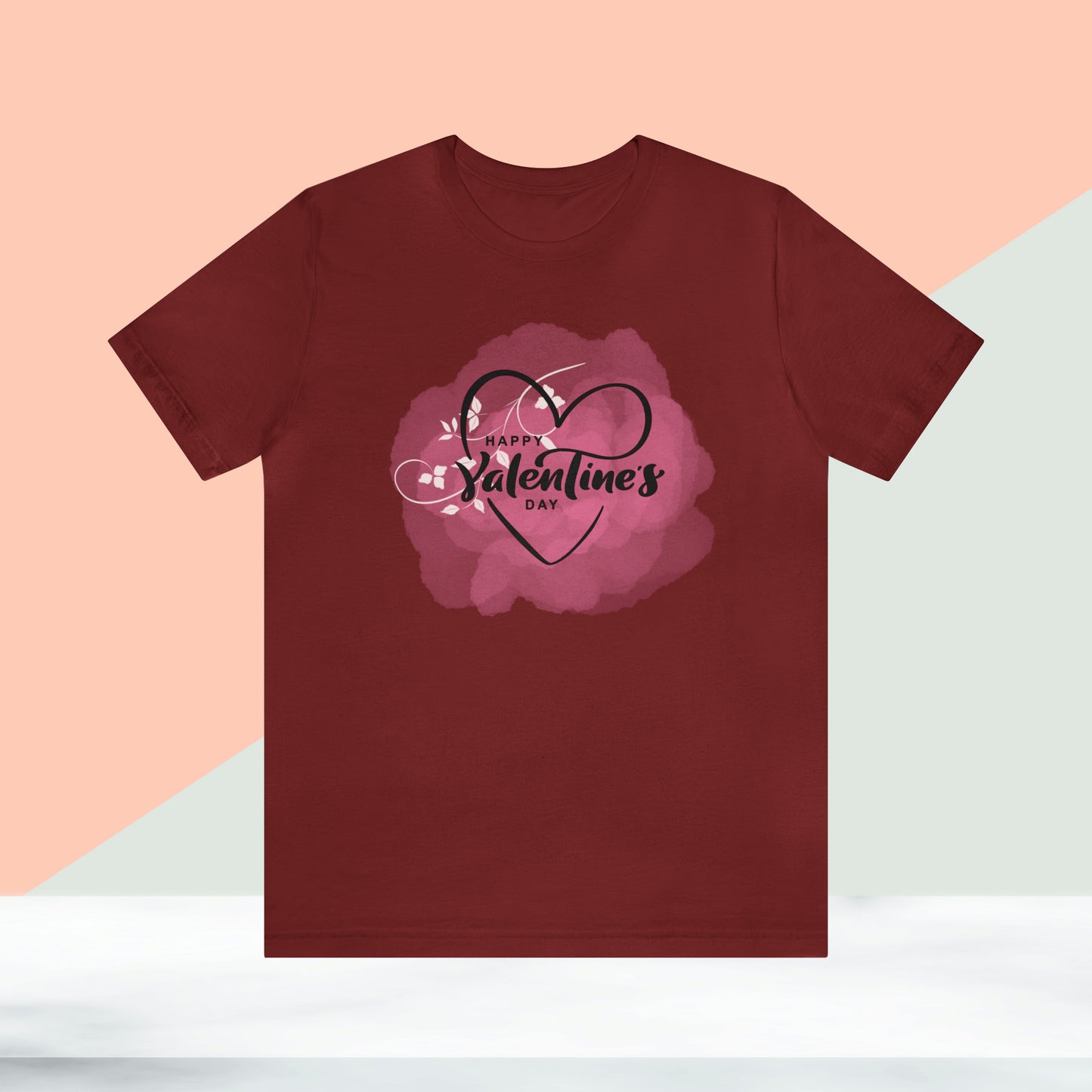 Happy valentines day Unisex Jersey Short Sleeve Tee