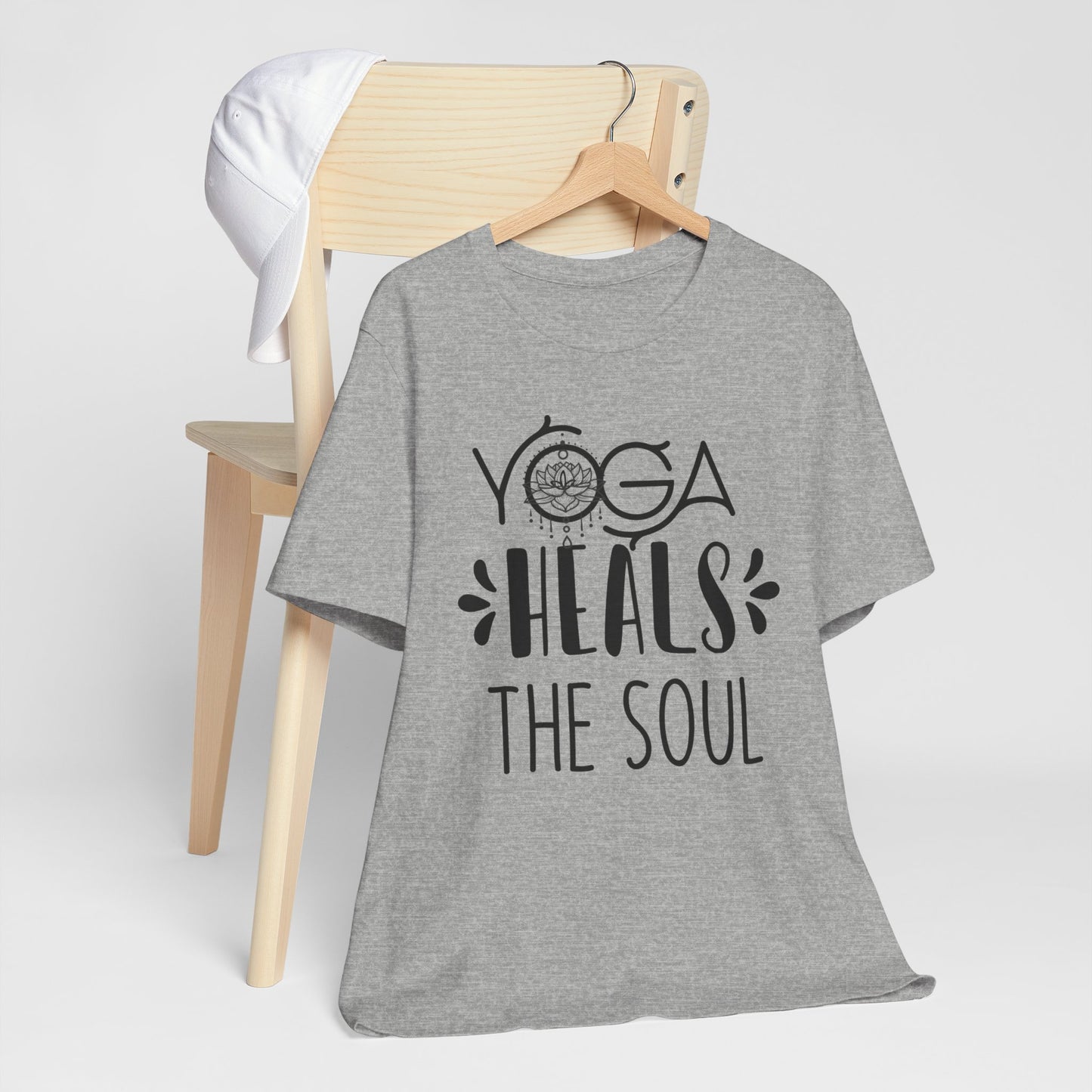 Yoga Heals The soul T-Shirt, Cute Yoga workout Shirt, Yoga lovers T-shirt, Yoga Instructor Gift, Gym shirt, Gift For Yoga lover, Gift For Yogi.