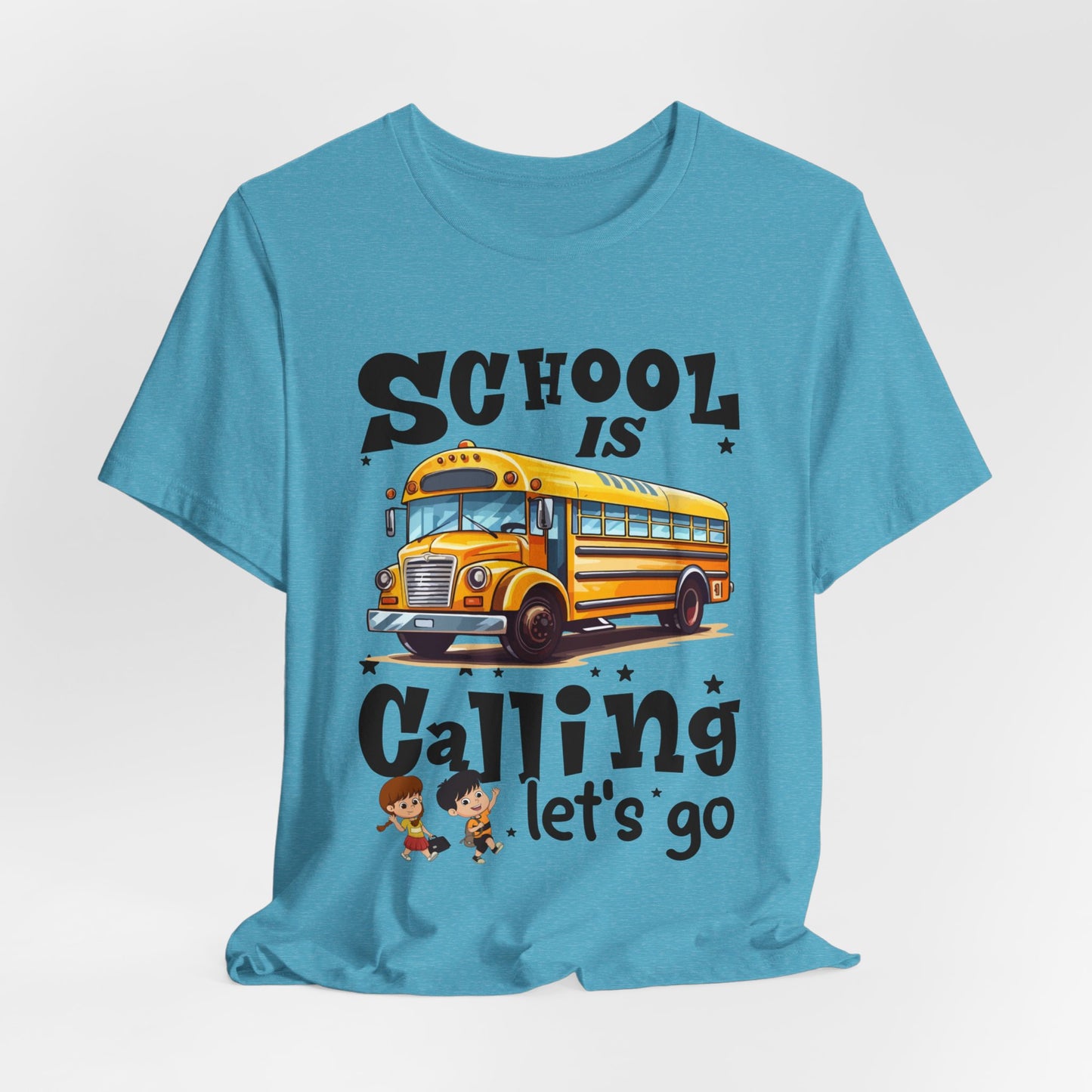 School Is calling T-shirt, First Day Of School T-Shirt, Teacher Back To school unisex jersey short sleeve.First Day Vibes T-Shirt.