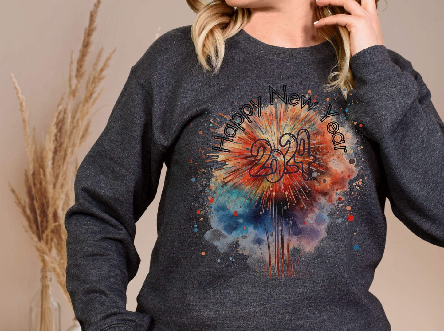 Happy New Year Unisex Heavy Blend™ Crewneck Sweatshirt