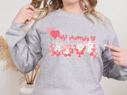 Happy valentines day Unisex Heavy Blend™ Crewneck Sweatshirt